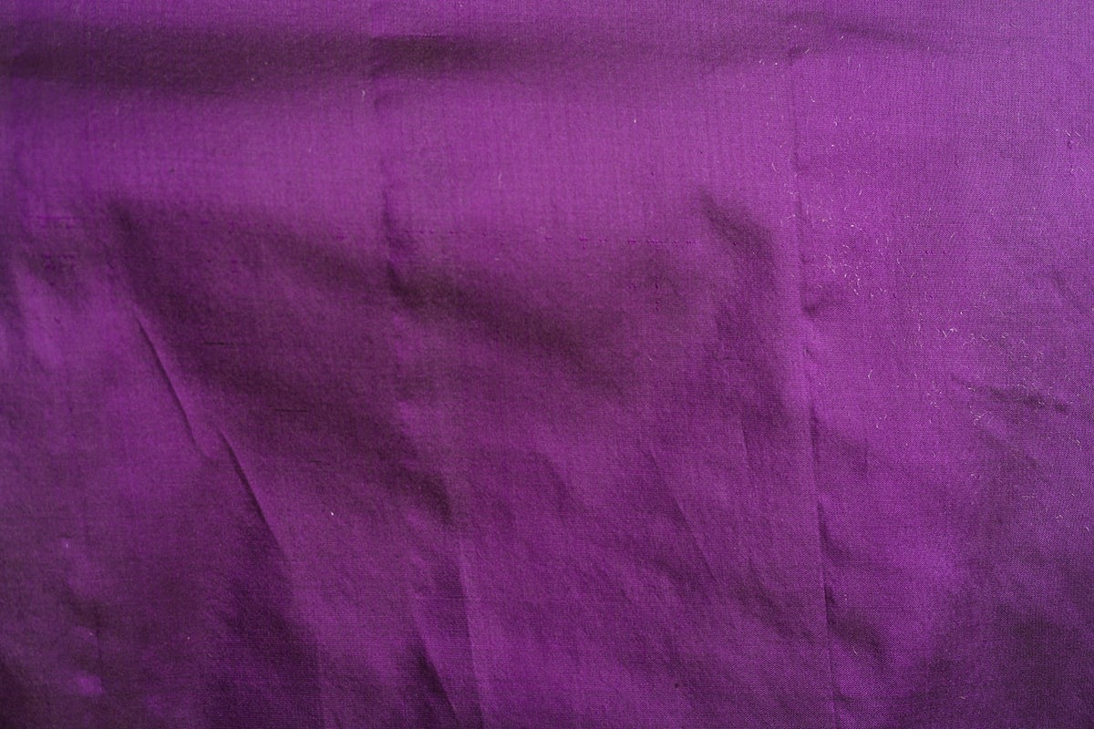 Purple Pure Silk Banarasi Saree with Kadua Bird Motifs