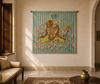 Hand-Painted Kalamkari Wall Art – Varaha Avatar Panel