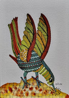 Hand-Painted Gond Art – Bird