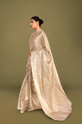 Champagne Gold Tanchoi Brocade Banarasi Silk Saree