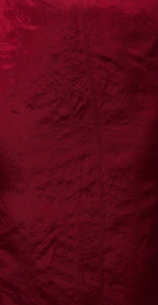 Unstitched matching blouse piece in maroon mango silk