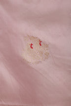 Pastel Pink Pure Silk Banarasi Saree with Kadua Bird Motifs