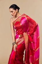 Contrast color effect and traditional floral motifs