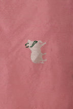 Soft Pink Chanderi Silk Dupatta with Handwoven Nandi Motifs